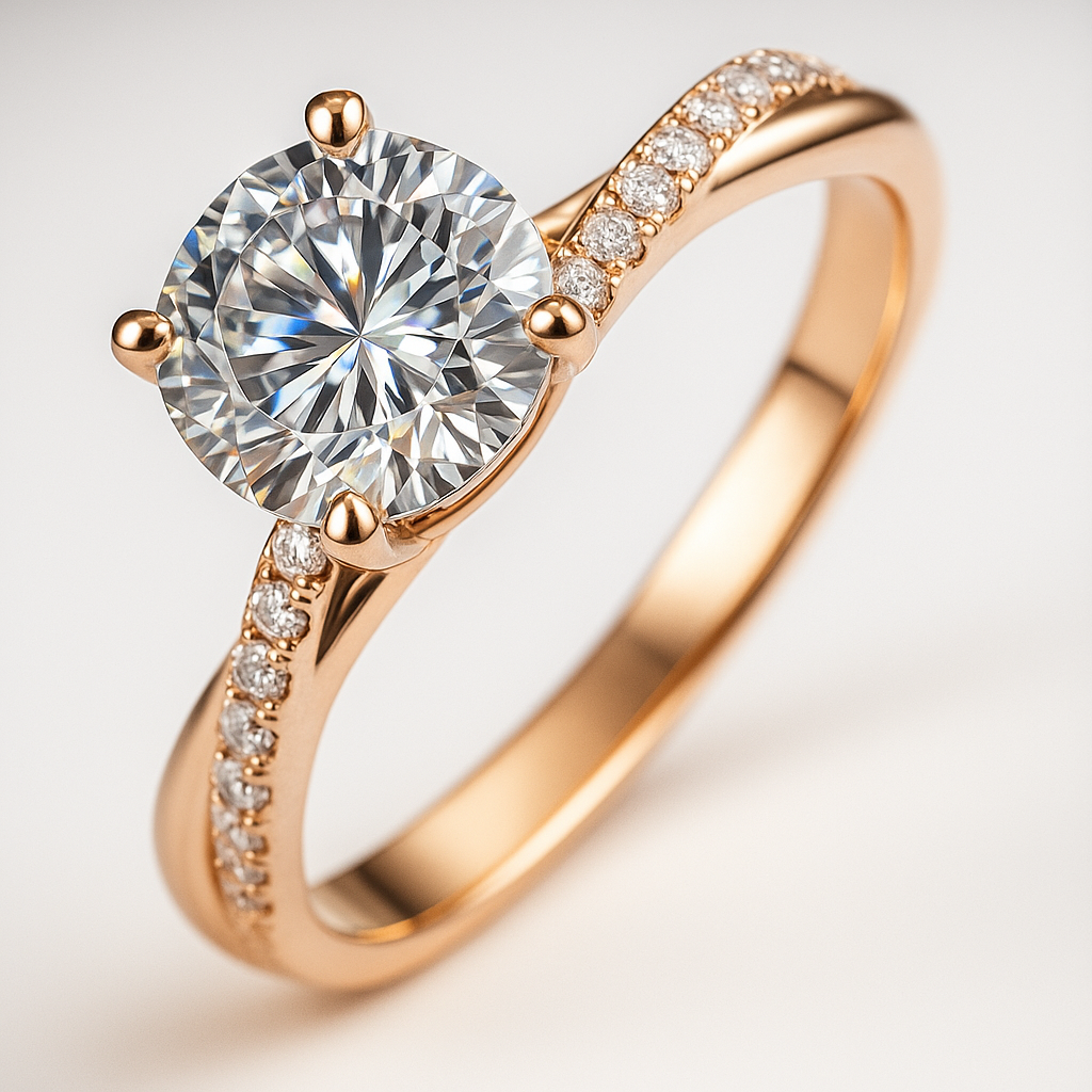 Anillo Eterno Brillo en Rosa