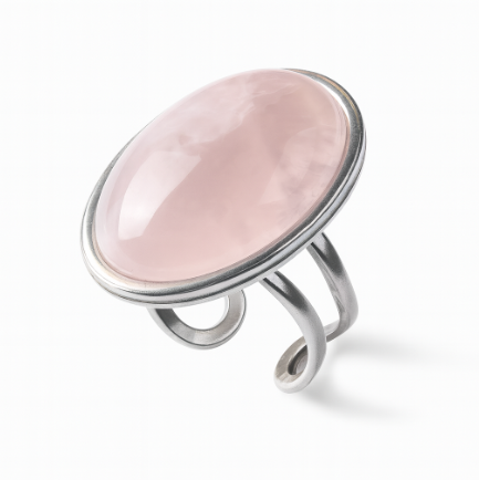 Anillo de Cuarzo Rosa Inglés
