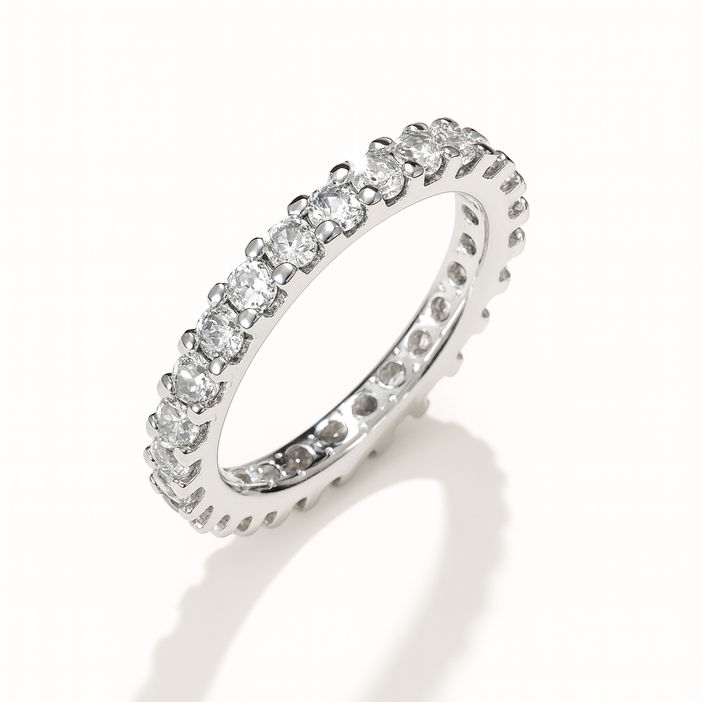 Anillo Eternidad Radiante