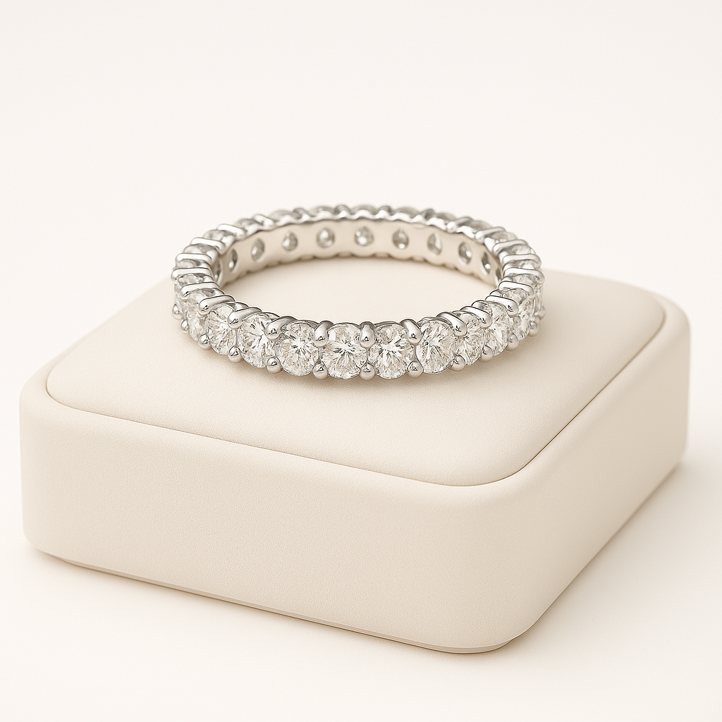 Anillo Eternidad Radiante