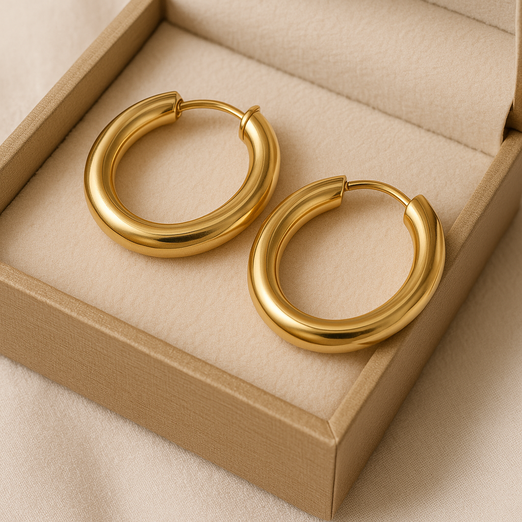 Aros De Oro Redondos