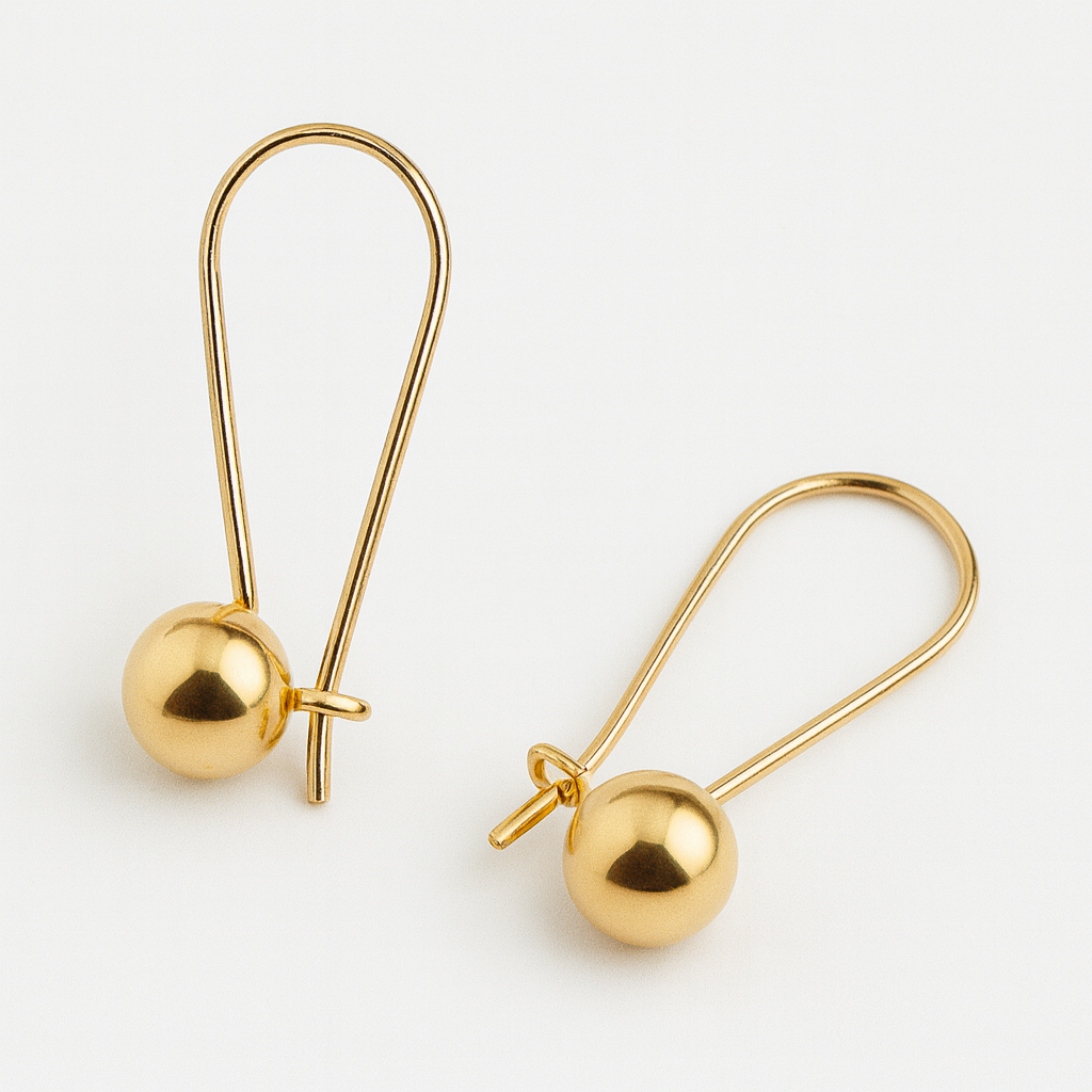 Perlas Largas de Oro