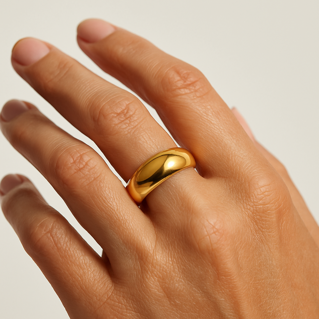 Anillo Dorado Clásico
