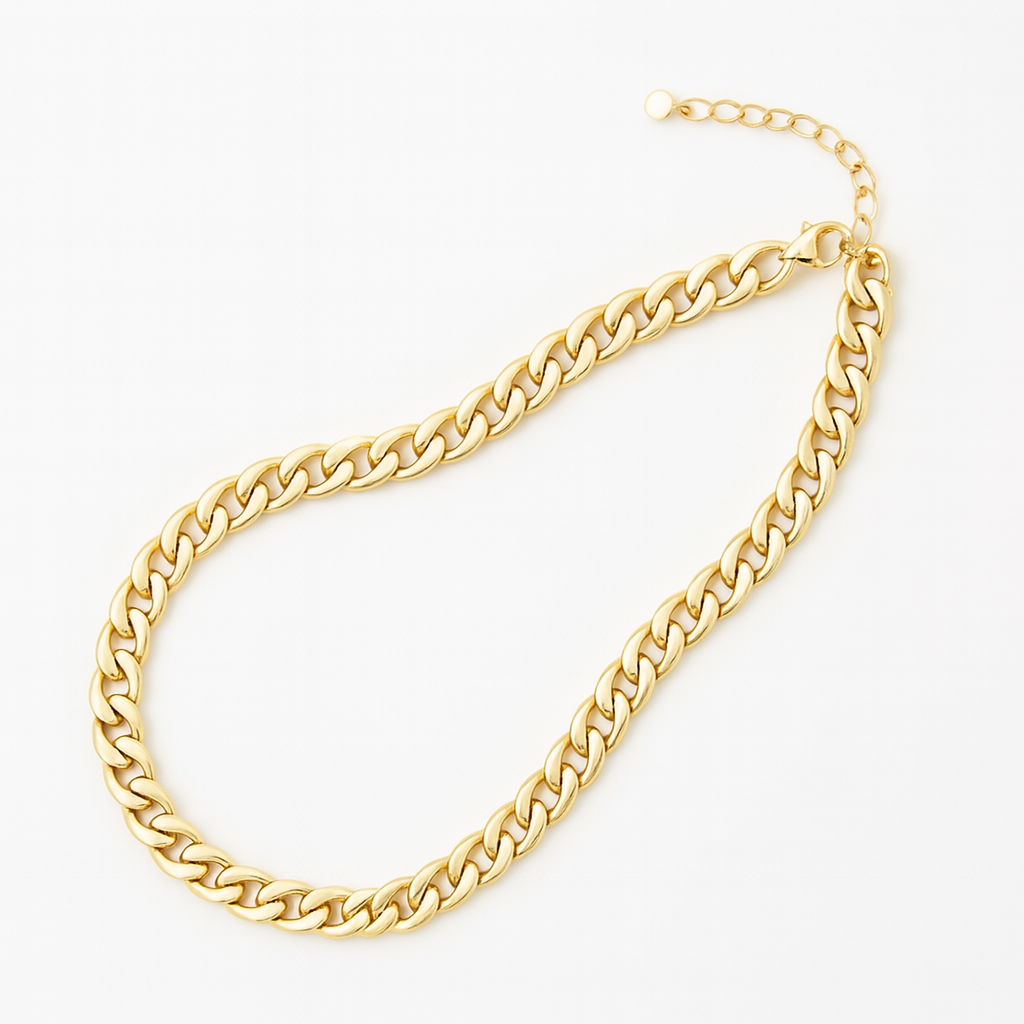 Collar Cubano Dorado