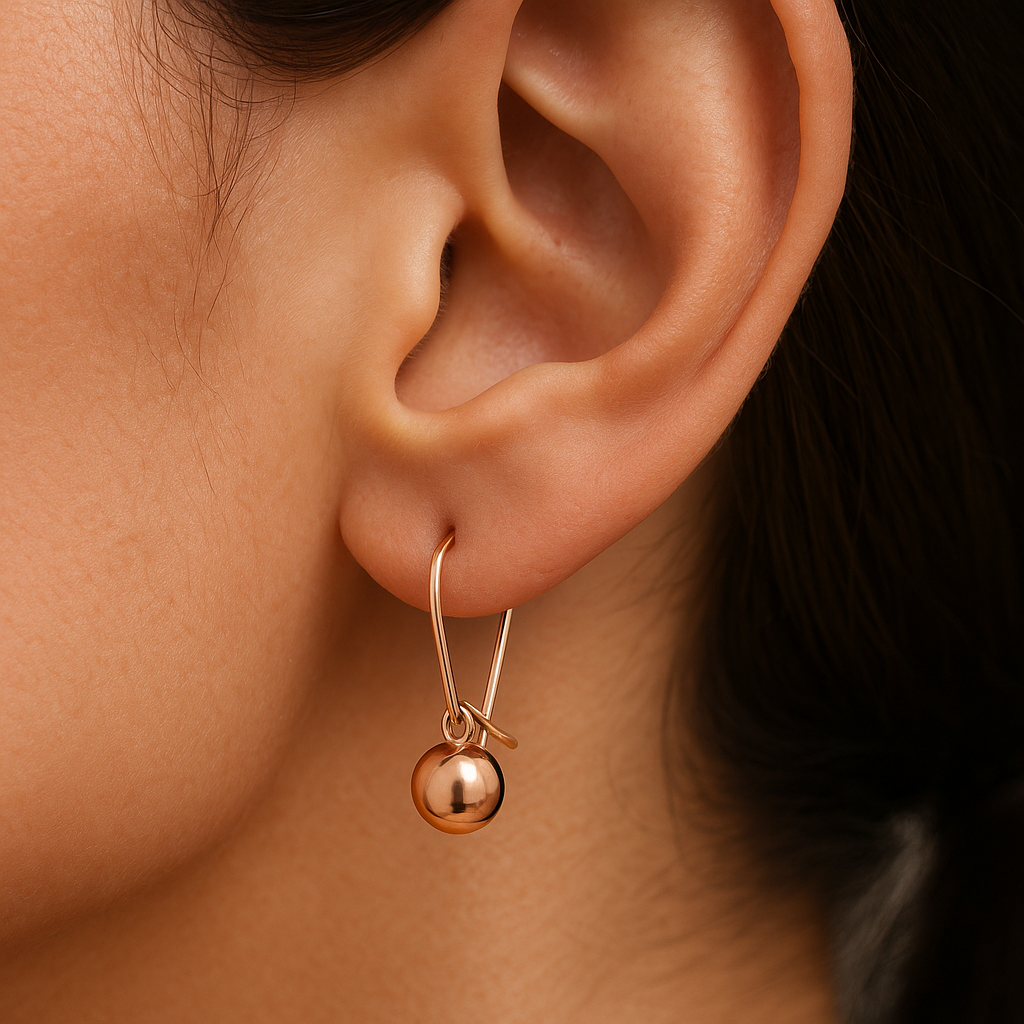 Perlas Largas de Oro