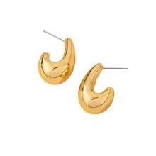 Aros de Gotas Doradas