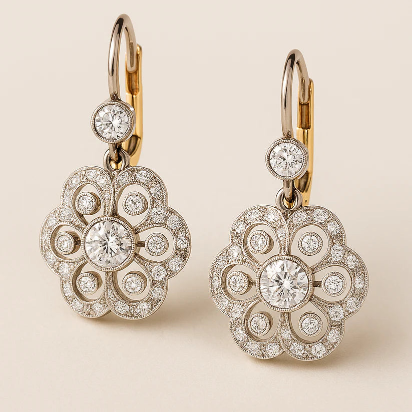 Aros Flor de Cristal