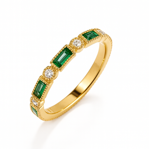 Anillo Brillo Verde
