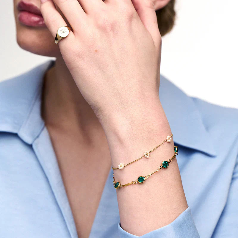 Pulsera de Esmeraldas Victoria Herrera